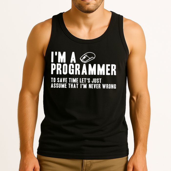 Programmer Is Always Right Software Engineer Programming Gift Tank Top