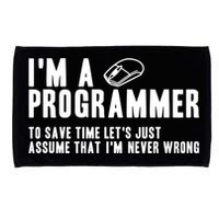 Programmer Is Always Right Software Engineer Programming Gift Microfiber Hand Towel