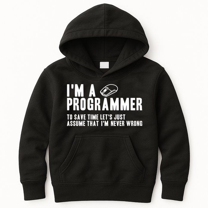 Programmer Is Always Right Software Engineer Programming Gift Kids Hoodie