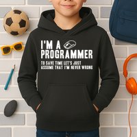 Programmer Is Always Right Software Engineer Programming Gift Kids Hoodie