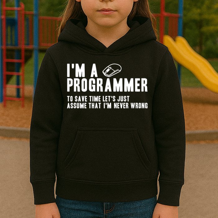 Programmer Is Always Right Software Engineer Programming Gift Kids Hoodie