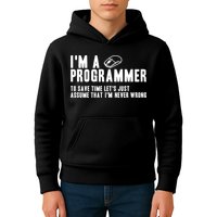 Programmer Is Always Right Software Engineer Programming Gift Kids Hoodie