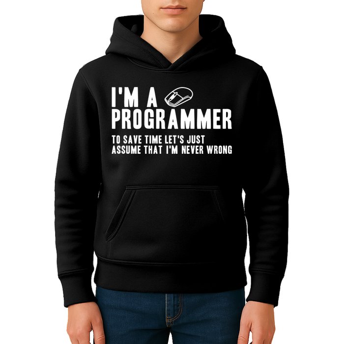 Programmer Is Always Right Software Engineer Programming Gift Kids Hoodie