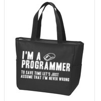Programmer Is Always Right Software Engineer Programming Gift Zip Tote Bag
