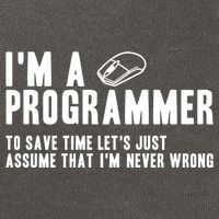 Programmer Is Always Right Software Engineer Programming Gift Cotton Canvas Backpack