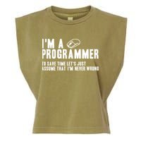 Programmer Is Always Right Software Engineer Programming Gift Garment-Dyed Women's Muscle Tee