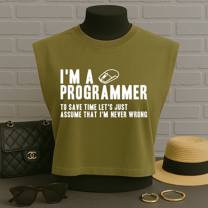 Programmer Is Always Right Software Engineer Programming Gift Garment-Dyed Women's Muscle Tee