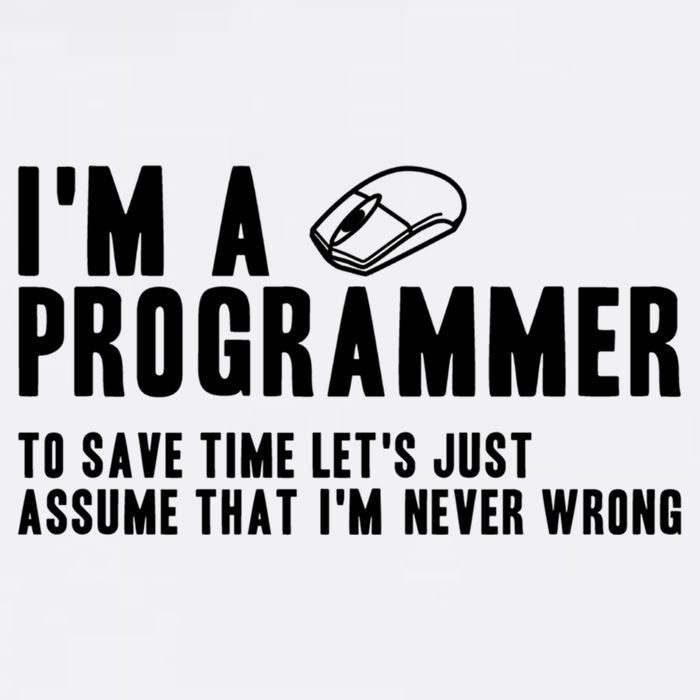 Programmer Is Always Right Software Engineer Programming Gift Garment-Dyed Sweatshirt