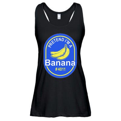 Pretend Im A Banana Lazy Halloween Last Minute Costume Ladies Essential Flowy Tank