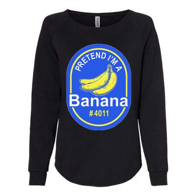 Pretend Im A Banana Lazy Halloween Last Minute Costume Womens California Wash Sweatshirt