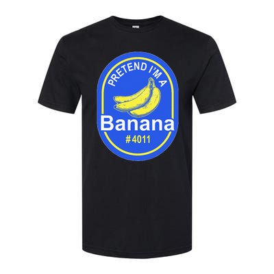 Pretend Im A Banana Lazy Halloween Last Minute Costume Softstyle® CVC T-Shirt