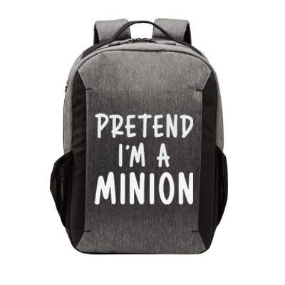 Pretend IM A Minion Costume Party Funny Halloween Minion Vector Backpack