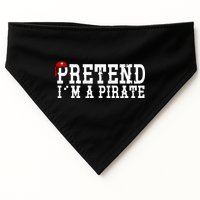 Pretend I'm A Pirate Funny Halloween Costume USA-Made Doggie Bandana