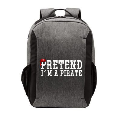 Pretend I'm A Pirate Funny Halloween Costume Vector Backpack