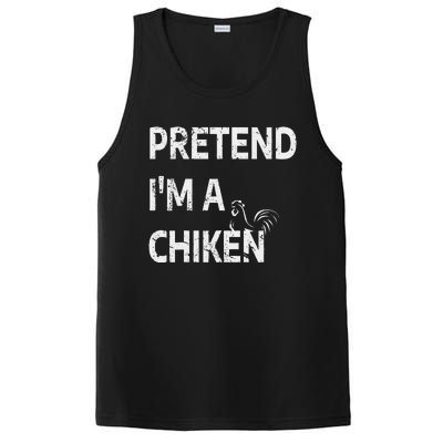 Pretend IM A Chicken Funny Farm Animal Lover PosiCharge Competitor Tank