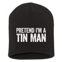 Pretend IM A Tin Man Adult Costume Short Acrylic Beanie