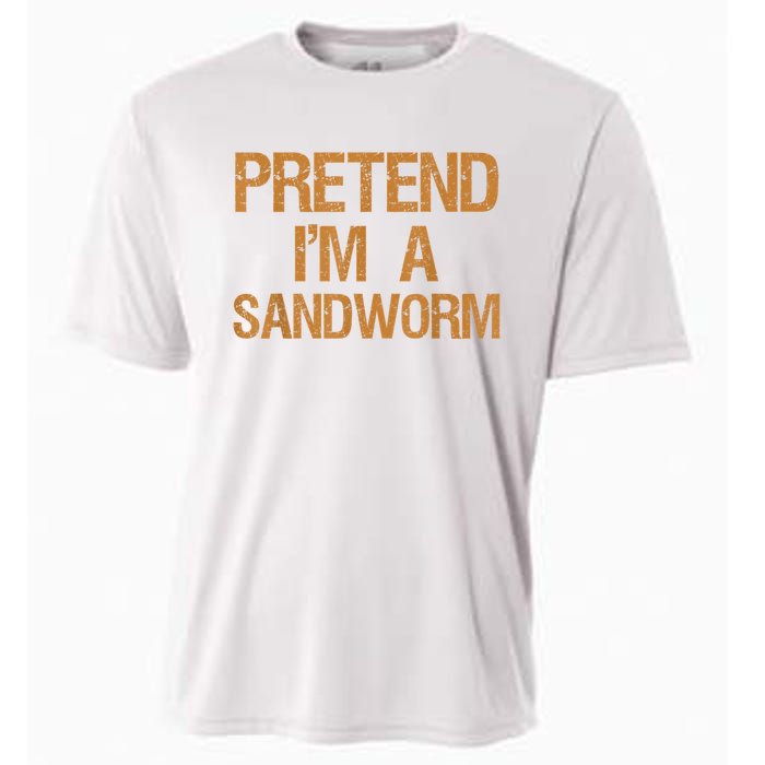 Pretend Im A Sandworm Funny Boy & Women Costume Cooling Performance Crew T-Shirt