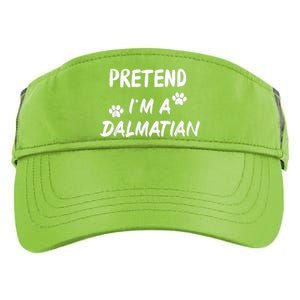 Pretend IM A Dalmatian Dogs Funny Halloween Party Costume Adult Drive Performance Visor