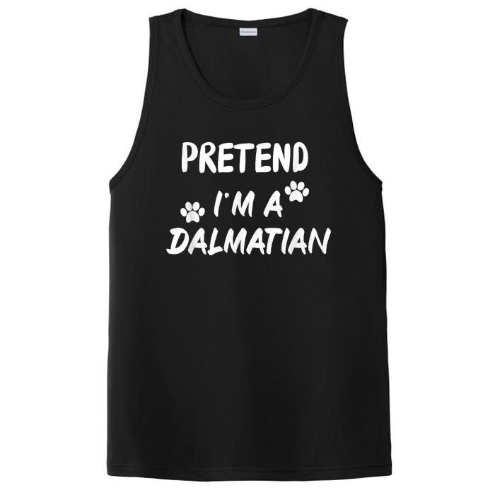 Pretend IM A Dalmatian Dogs Funny Halloween Party Costume PosiCharge Competitor Tank