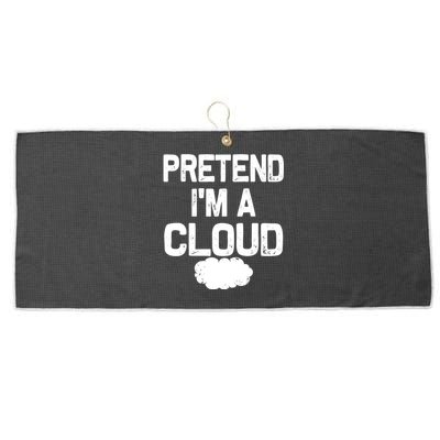 Pretend IM A Cloud Halloween Costumes Large Microfiber Waffle Golf Towel