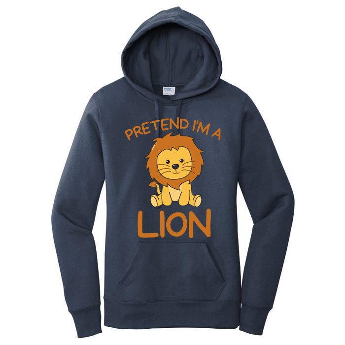 Pretend IM A Lion Halloween Costume Women's Pullover Hoodie