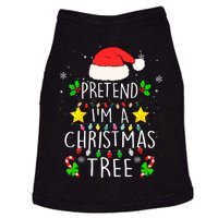 Pretend IM A Christmas Tree Funny Lazy Halloween Costume Doggie Tank