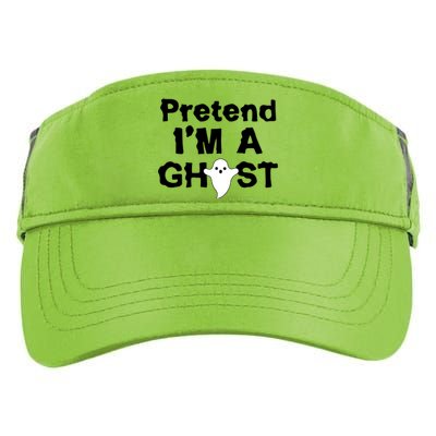 Pretend I'm A Ghost Funny Halloween Adult Drive Performance Visor