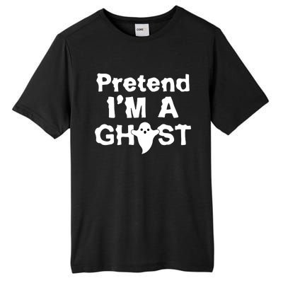 Pretend I'm A Ghost Funny Halloween Tall Fusion ChromaSoft Performance T-Shirt