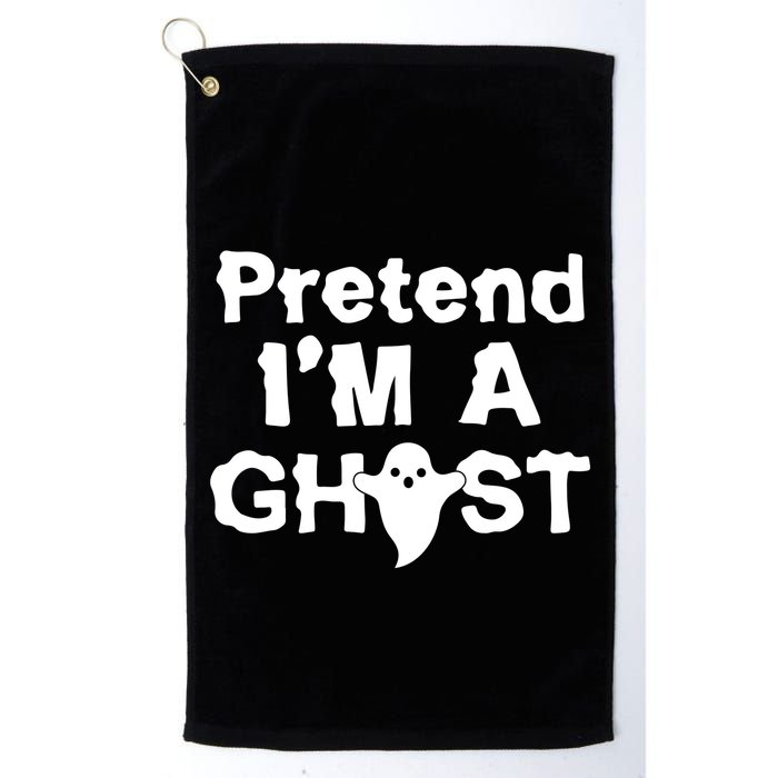 Pretend I'm A Ghost Funny Halloween Golf Towel