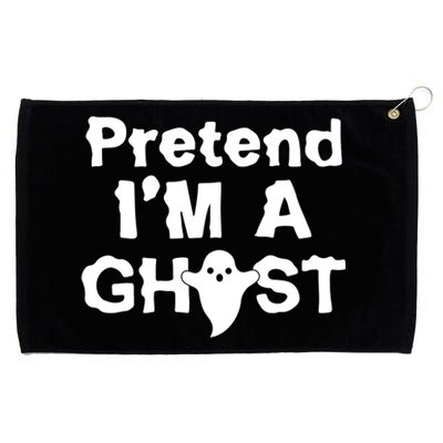 Pretend I'm A Ghost Funny Halloween Grommeted Golf Towel