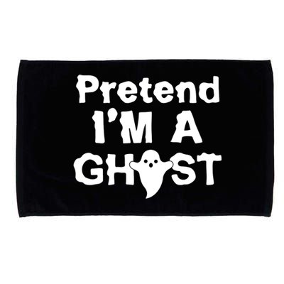 Pretend I'm A Ghost Funny Halloween Microfiber Hand Towel