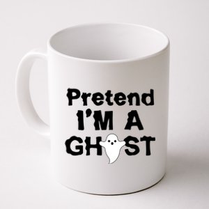 Pretend I'm A Ghost Funny Halloween Coffee Mug