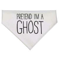 Pretend Im A Ghost Adult USA-Made Doggie Bandana