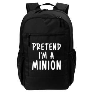 Pretend Im A Minion Costume Party Funny Halloween Minion Daily Commute Backpack