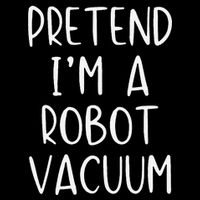 Pretend IM A Robot Vacuum Costume Halloween Lazy Easy Drawstring Bag