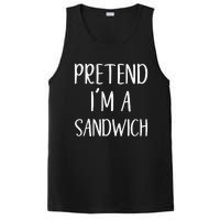 Pretend IM A Sandwich Costume Halloween Funny Quick Lazy PosiCharge Competitor Tank