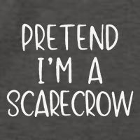 Pretend IM A Scarecrow Costume Halloween Lazy Quick Funny Vector Backpack