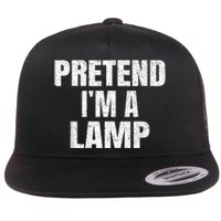 Pretend IM A Lamp Family Group Lazy Easy Halloween Costume Flat Bill Trucker Hat