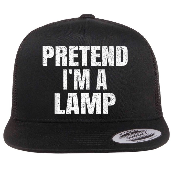 Pretend IM A Lamp Family Group Lazy Easy Halloween Costume Flat Bill Trucker Hat