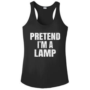 Pretend IM A Lamp Family Group Lazy Easy Halloween Costume Ladies PosiCharge Competitor Racerback Tank