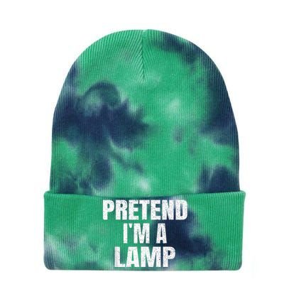 Pretend IM A Lamp Family Group Lazy Easy Halloween Costume Tie Dye 12in Knit Beanie