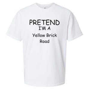 Pretend IM A Yellow Brick Road Wizard Costume New Years Sueded Cloud Jersey T-Shirt