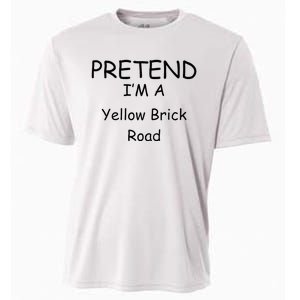 Pretend IM A Yellow Brick Road Wizard Costume New Years Cooling Performance Crew T-Shirt