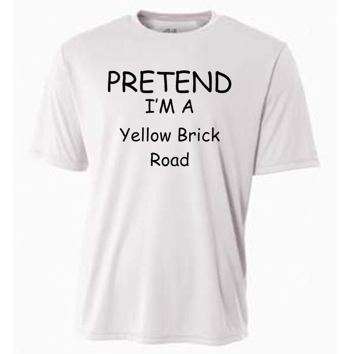 Pretend IM A Yellow Brick Road Wizard Costume New Years Cooling Performance Crew T-Shirt