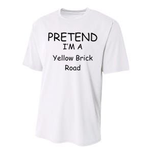 Pretend IM A Yellow Brick Road Wizard Costume New Years Performance Sprint T-Shirt