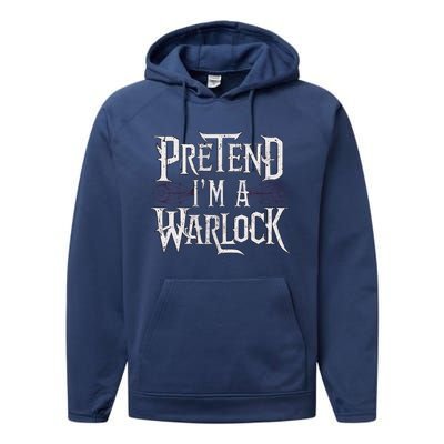 Pretend IM A Warlock Performance Fleece Hoodie