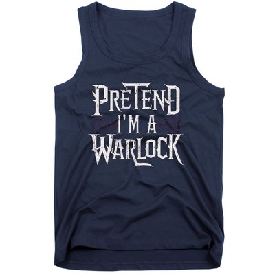 Pretend IM A Warlock Tank Top