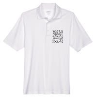 Pretend I'm A Dalmatian Shirt Funny Lazy Halloween Costume Men's Origin Performance Pique Polo