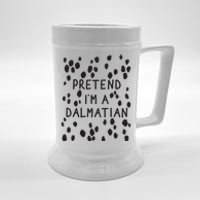 Pretend I'm A Dalmatian Shirt Funny Lazy Halloween Costume Beer Stein