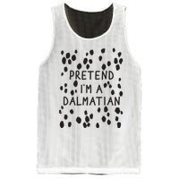 Pretend I'm A Dalmatian Shirt Funny Lazy Halloween Costume Mesh Reversible Basketball Jersey Tank